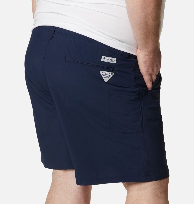 Pantaloni Scurti Columbia PFG Backcast III Apa Barbati Bleumarin | Plus Size AJ7S0ZAQM